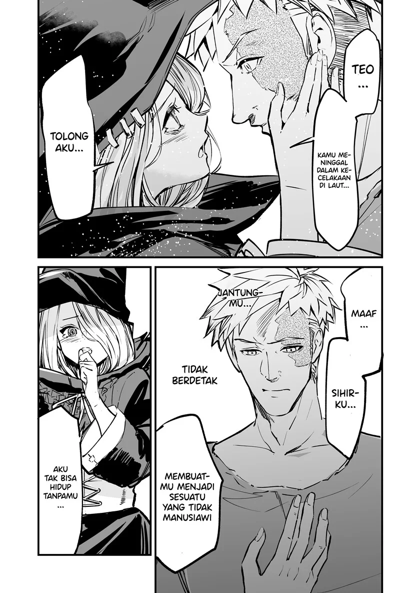 Manga A Romcom About a Black Witch and a Zombie Chapter 1 Oneshot gambar 2